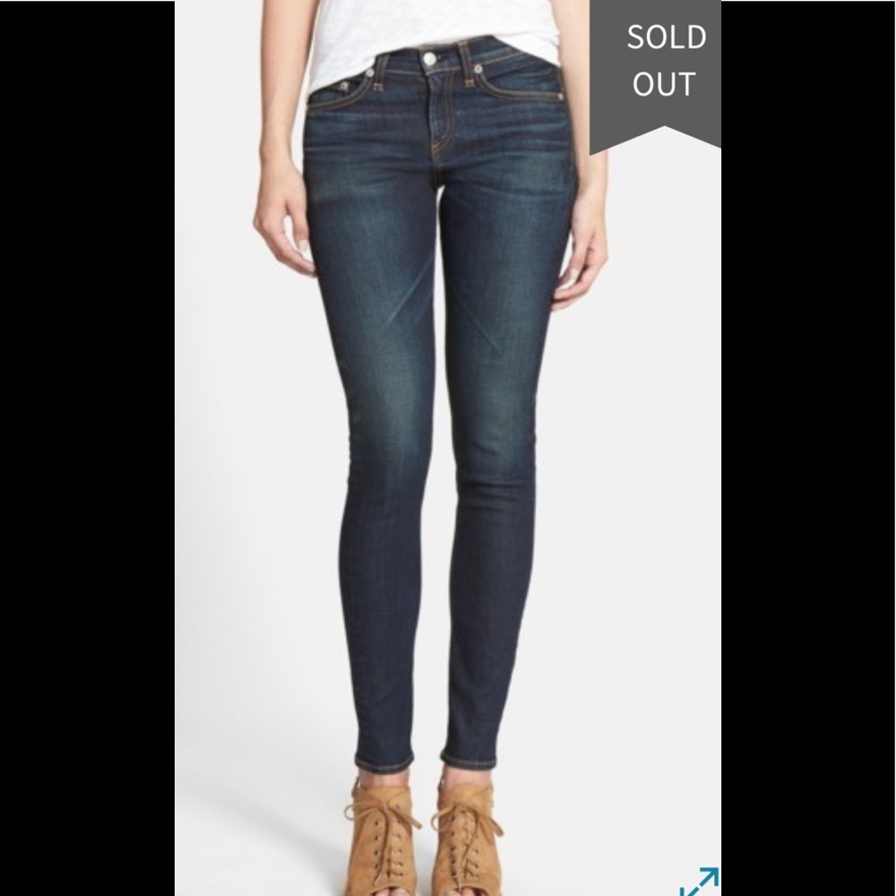Rag and Bone High Rise Skinny - 24/25